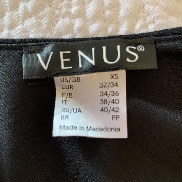 VENUS Lace Up Detail Sleeveless Dress, BLACK, Size XS (2) - Picture 9 of 9